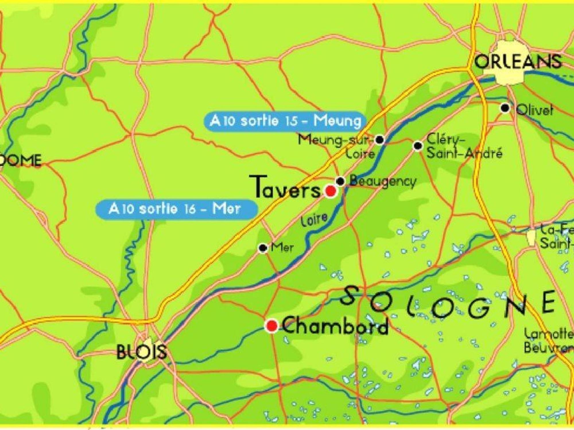 Chambres D'Hotes De Charme Au Pays Des Chateaux Avec Wi-Fi - Fr-1-590-333 Tavers Extérieur photo